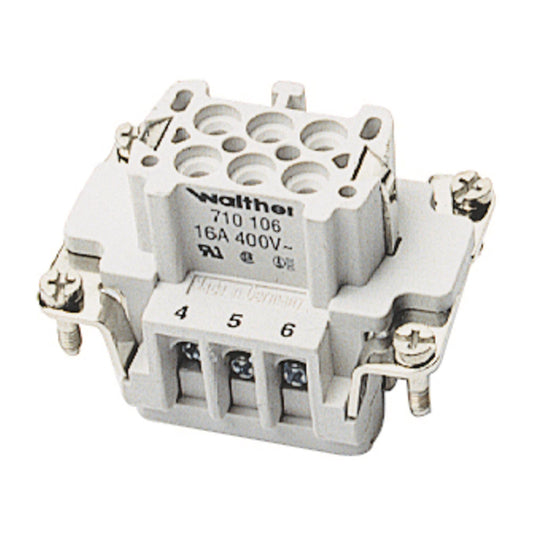 Walther Buchseneinsatz B6         710106 0,5-2,5qmm, 20-14AWG