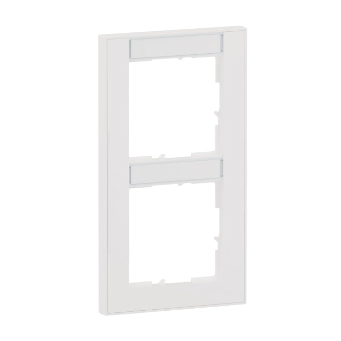 Legrand 765992 SEANO+2f Rahmen vertikal  m.Beschriftungsfeld Farbausführung