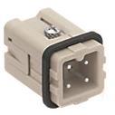 ILME Stifteinsatz Gr.21.21 3P+PE CKSM 03 Silber Zugfederanschluss 10A 400V