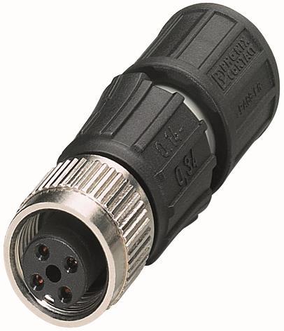 Phoenix 1641688    SACC-M12FS-4QO-0,34-M Sensor-/Aktor-Steckverbinder M12 4-pol.