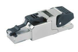 TG RJ45-Steckverbinder MFP8  J00026A2004 T568 A Cat.6A AWG26/1-24/1, 27/7-24/7