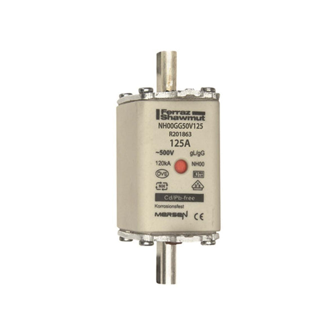 Mersen 1B765.000000 NH00 125A gG 500V    NH-Sicherung sfü spannungsführend