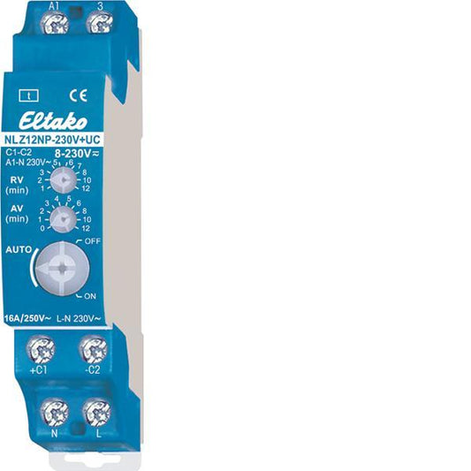 Eltako NLZ12NP-230V+UC Nachlaufschalter  (V) 1S n.potenzialfrei 16A      23100704