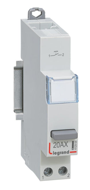 Legrand 412908 CX3 Taster 20A 1S 230VAC  AC-12 1TE