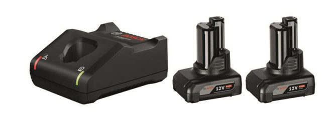 Bosch Starter Set:GAL 12V-40  1600A01B20 2xGBA 12V 6.0Ah