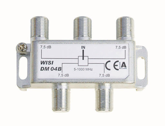 WISI Verteiler 4-fach              DM04B     5-1000MHz 7,5dB