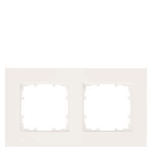 Siemens 5TG11120 DELTA miro Rahmen       2-fach Farbe titanweiß 161x90mm