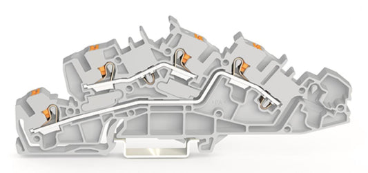 WAGO 2205-7642 Installationsetagen-      klemme,L/L,Push-in CAGE CLAMP ,grau