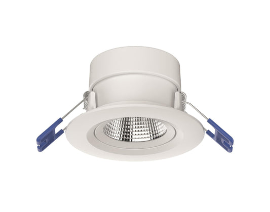Opple LED-Einbauspot Chiara 541003410900 IP44 6W 450lm 2700K DA68 weiß schwenkbar