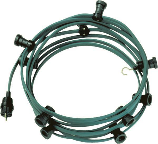 Bachmann Lichterkette 20m        740.006 20xFassungen