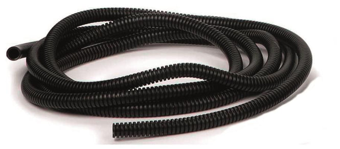 DEVI Fühlerschutzrohr 10mm      140F1114 L:2,5m schwarz flexibel