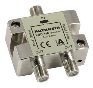 KATH F-Verteiler 2fach           EBC 110     für Einkabel-Systeme