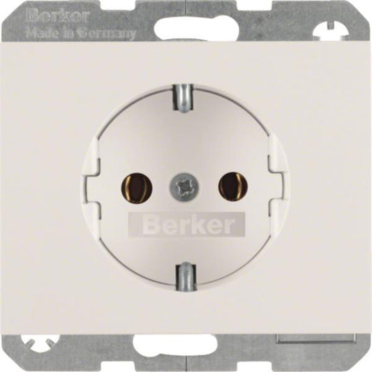 BER K1 Schuko Kombi             47157009    polarweiss