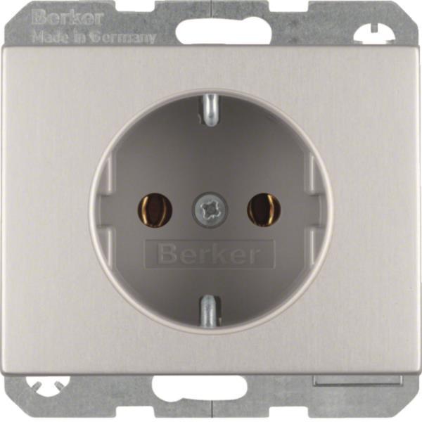 Berker Steckdose SCHUKO K.5 Alu 47157003