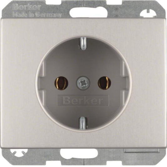 Berker Steckdose SCHUKO K.5 Alu 47157003