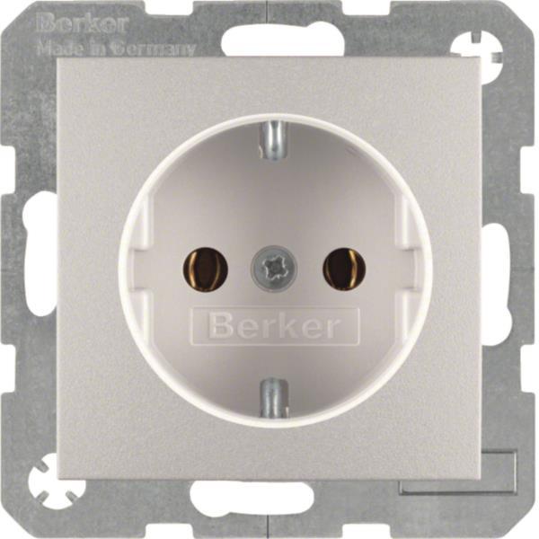 BER S1 Schuko Kombi             47431404    Aluminium matt