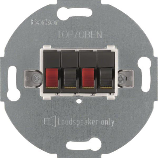 Berker Stereo-Lautsprecher-       457305 Anschlussdose Modul-Einsatz anthrazit