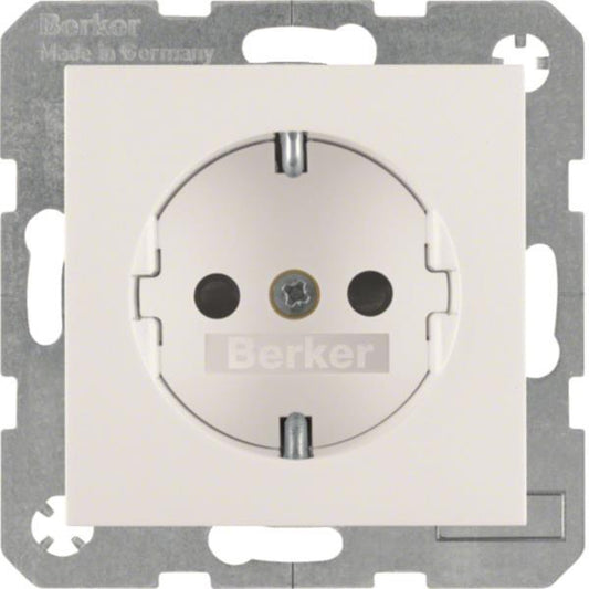 BER S1 Schuko Kombi mit         47231909    erh. Ber.-sch. polarweiss matt