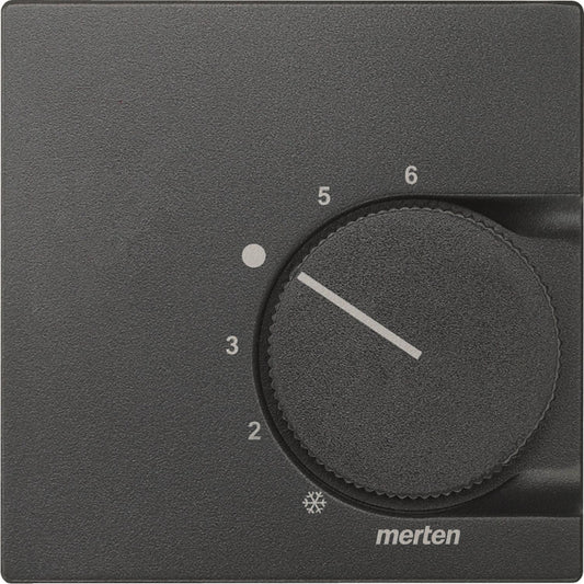 Merten Zentralplatte f.RTR        536214 m.Wechselk. anthrazit System M