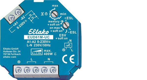 Eltako EUD61M-UC Multifunktions 400W     (V) Dimmschalter Power MOSFET   61100903