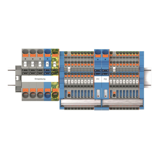 WAGO 821-109 TOPJOB S-Haupt-             verteiler-Set FI,mit Drücker
