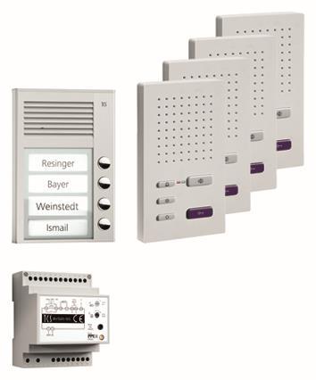 TCS pre:pack4 hörerlosen    PPAF04-EN/02 Freisprechen Aufputz