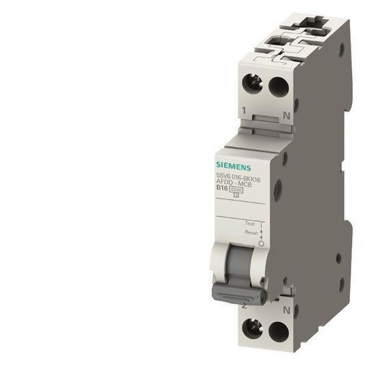 Siemens AFDD-MCB B10 2pol  5SV6016-6KK10 230V 1TE Brandschutzschalter