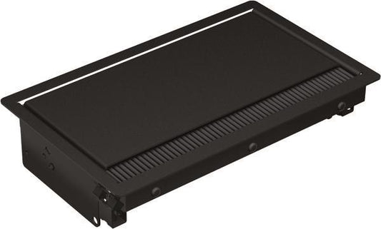 Bachmann CONI Einbaurahmen kurz  911.002 schwarz RAL9017
