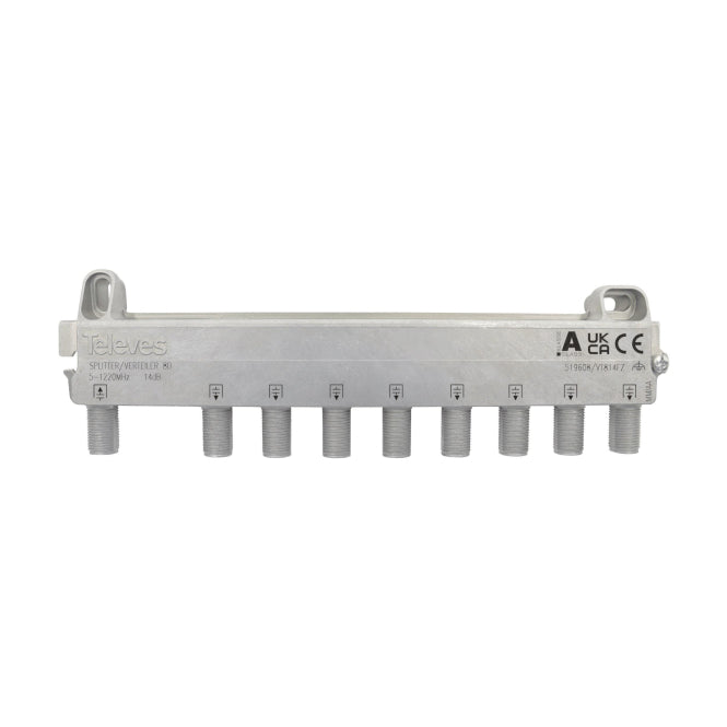 Televes 8-fach Verteiler         VT814FZ        5-1218MHz VD: 14 dB 519608