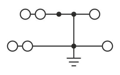Phoenix 3210602        PTTBS 2,5-TWIN-PE Doppelstockklemme