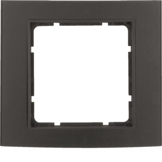 Berker Rahmen B.3 Alu           10113005 schwarz/anthrazit 1fach