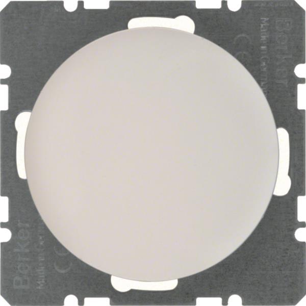 Berker Blindverschluss m.       10092089 Zentralstück R.1/R.3 polarweiß, glänzend