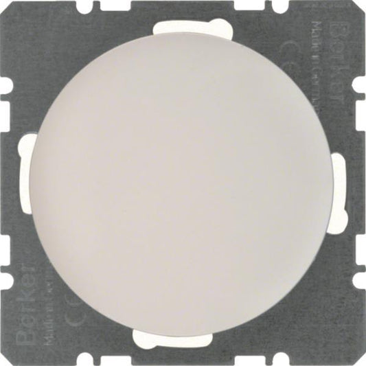 Berker Blindverschluss m.       10092089 Zentralstück R.1/R.3 polarweiß, glänzend