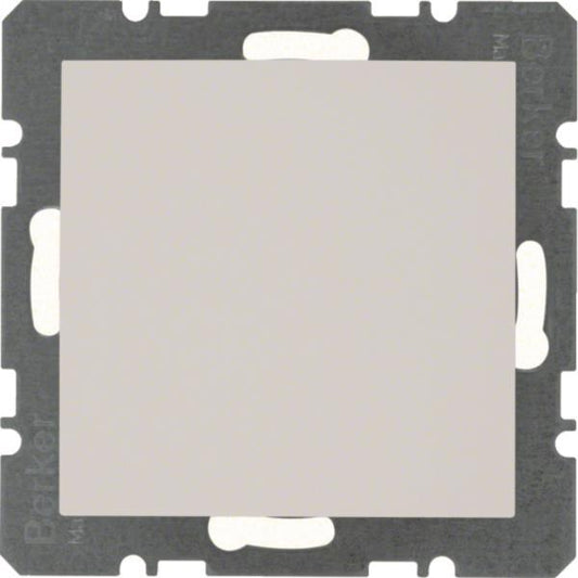 BER S1 Blindabdeckung ohne      10091909    Sockel polarweiss matt