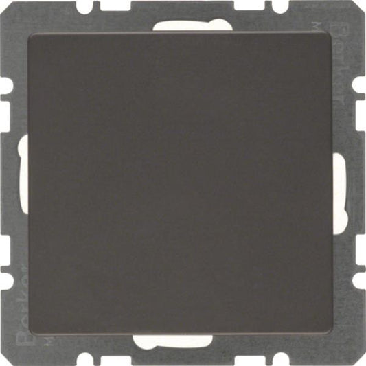 Berker Blindverschluss m.       10096086 Zentralstück Q.1/Q.3 anthrazit, samt