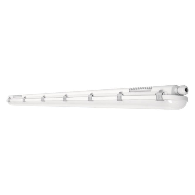 LEDV DAMP PROOF VALUE FR-Leuchte IP65 PC 50W 6000lm 4000K 1500x77x66mm (2x58W)