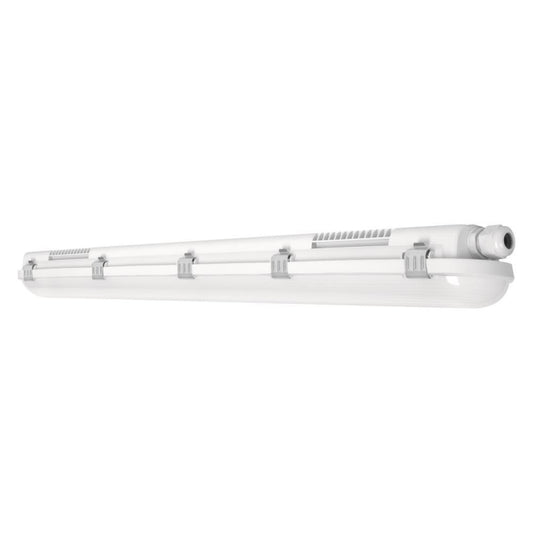 LEDV DAMP PROOF VALUE FR-Leuchte IP65 PC 40W 4800lm 4000K 1200x77x66mm (2x36W)