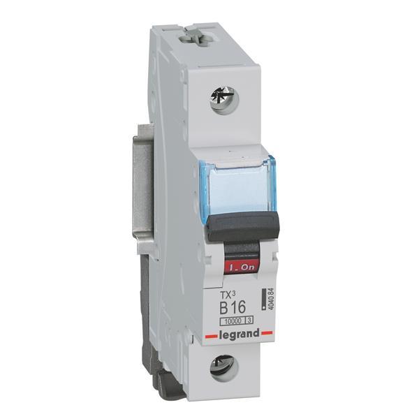 Legrand 404084 TX3 LS-Schalter B 16A     1-polig 10kA 230/400VAC 1TE