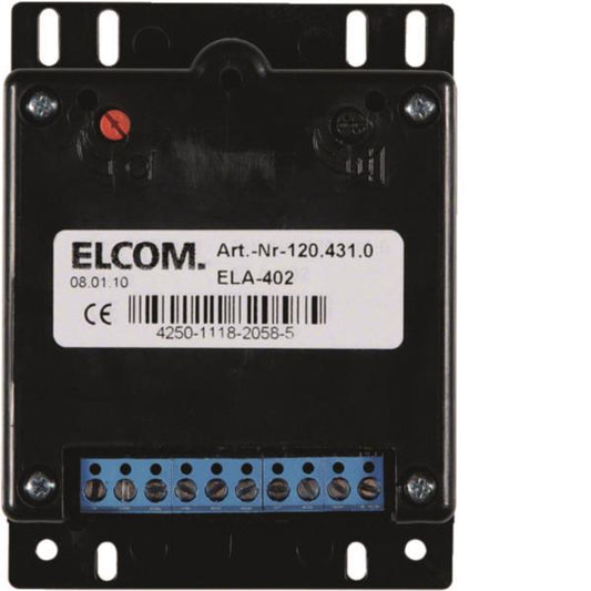 ELCOM EB-Türelektr.in            ELA-402 vorh.Sprechfächer von BK-Anlagen