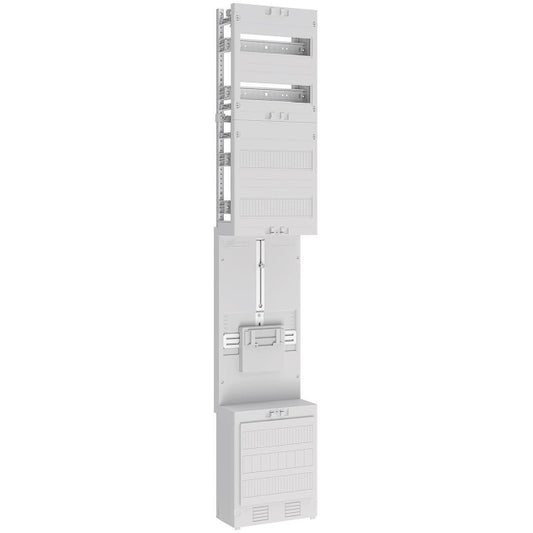 ABN Zählerplatz 3Pkt 1R 1V       ZV19010 4-reihig o.V./B.m.SAS 5p.BxH:250x1350mm