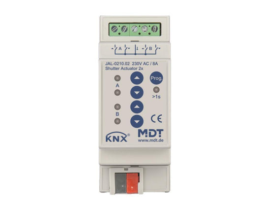 MDT JAL-0210.02 Jalousieaktor 2fach 2TE  REG 10A 230VAC