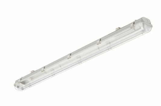 PHIL Feuchtraumleuchte IP65 Grau WT050C  für 2x LED-Tube 1500mm 230V (KVG/VVG)