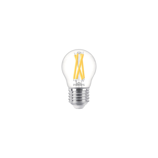 PHIL MST LEDluster 3,5-40W/927 E27 klar  Tropfen 470lm DIMTONE 2200-2700K EEK D