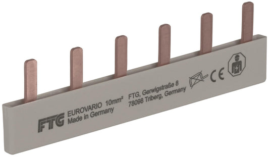FTG Stift E6 1p 6TE 10qmm      ESS10610A Sammelschiene Eurovario f.ABB compact