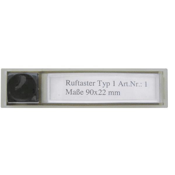 BTicino 1 Ruftaster 90x22mm              f.Türstationen TERRANEO