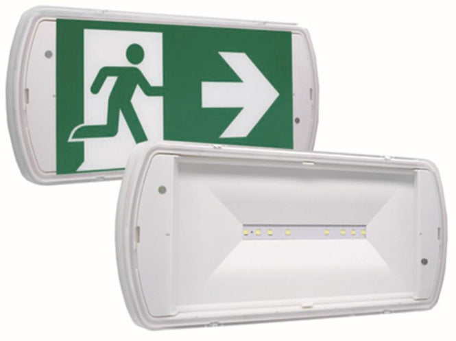CEAG LED Notleuchte SafeLite IP65 +40°   3h EKW 20m SKII Wandmontage inkl Piktog.