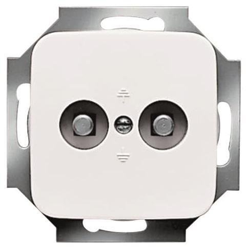 BJ Reflex SI UP Potential-    2095UC-214   Ausgleichstecker 2fach alpinweiss