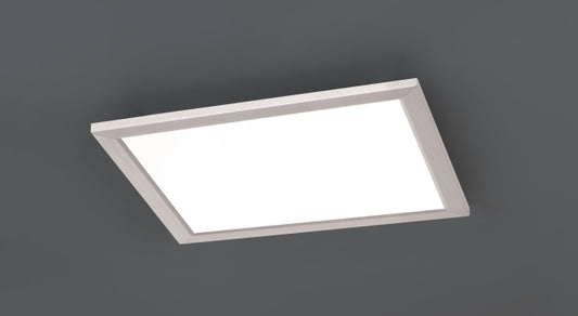 TRIO Anbaupanel/Deckenleuchte  674013007 15W 1500lm 3000K dimmb. 300x300mm nickel