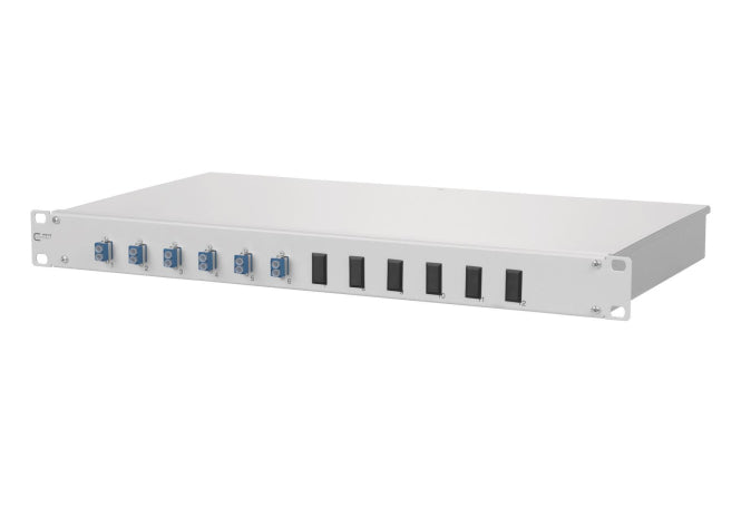 Metz OpDAT fix 6xLC-D   OS2 1502597406-F Keramik blau bestückt 19z 1HE Patchfeld