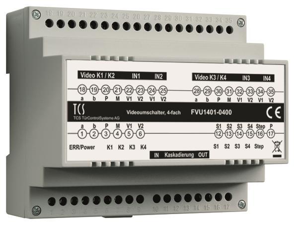 TCS Videosignalumschalter   FVU1401-0400 vierfach
